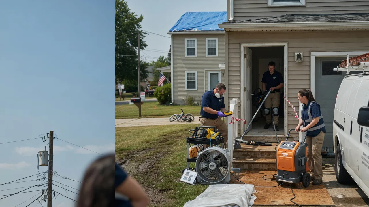 Water Damage Repair in Columbia Station, OH near me